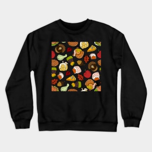 Thanksgiving Patterns Crewneck Sweatshirt